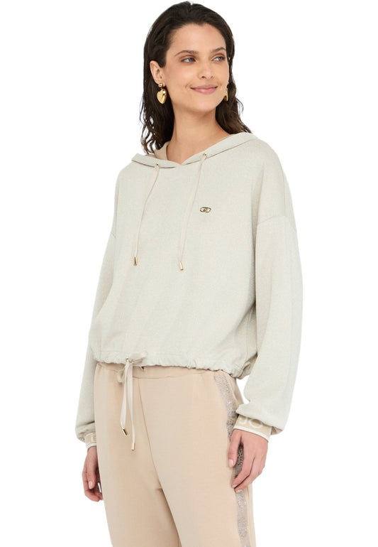 Felpa Con Cappuccio Donna Liu Jo   TF5285J4747