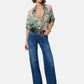 Jeans Wide Leg Donna Liu Jo Bottom Up A Vita Alta Parfait Flare UF6069DS004
