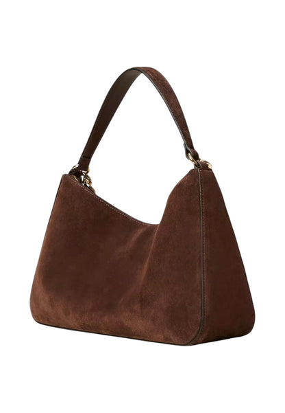 Borsa A Spalla Donna Twinset Grande In Camoscio Manico In Catena Logo  252TB7162