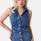 Vestito Corto Donna Guess In Denim Destiny W6YK24D1763