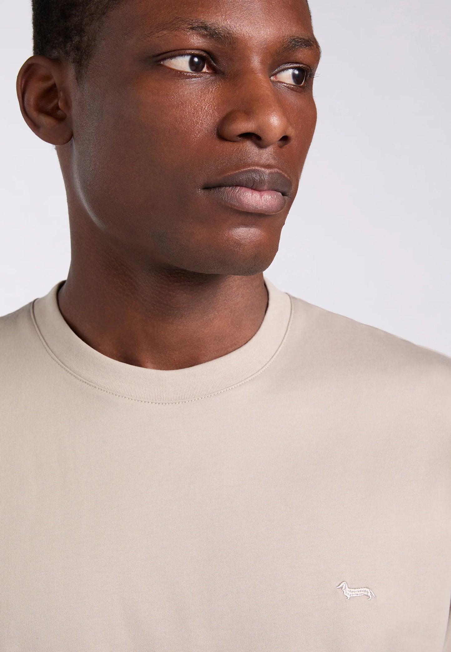 T-Shirt Manica Corta Uomo Harmont & Blaine Fit Relaxed Tinta Unita  IXQ243021771