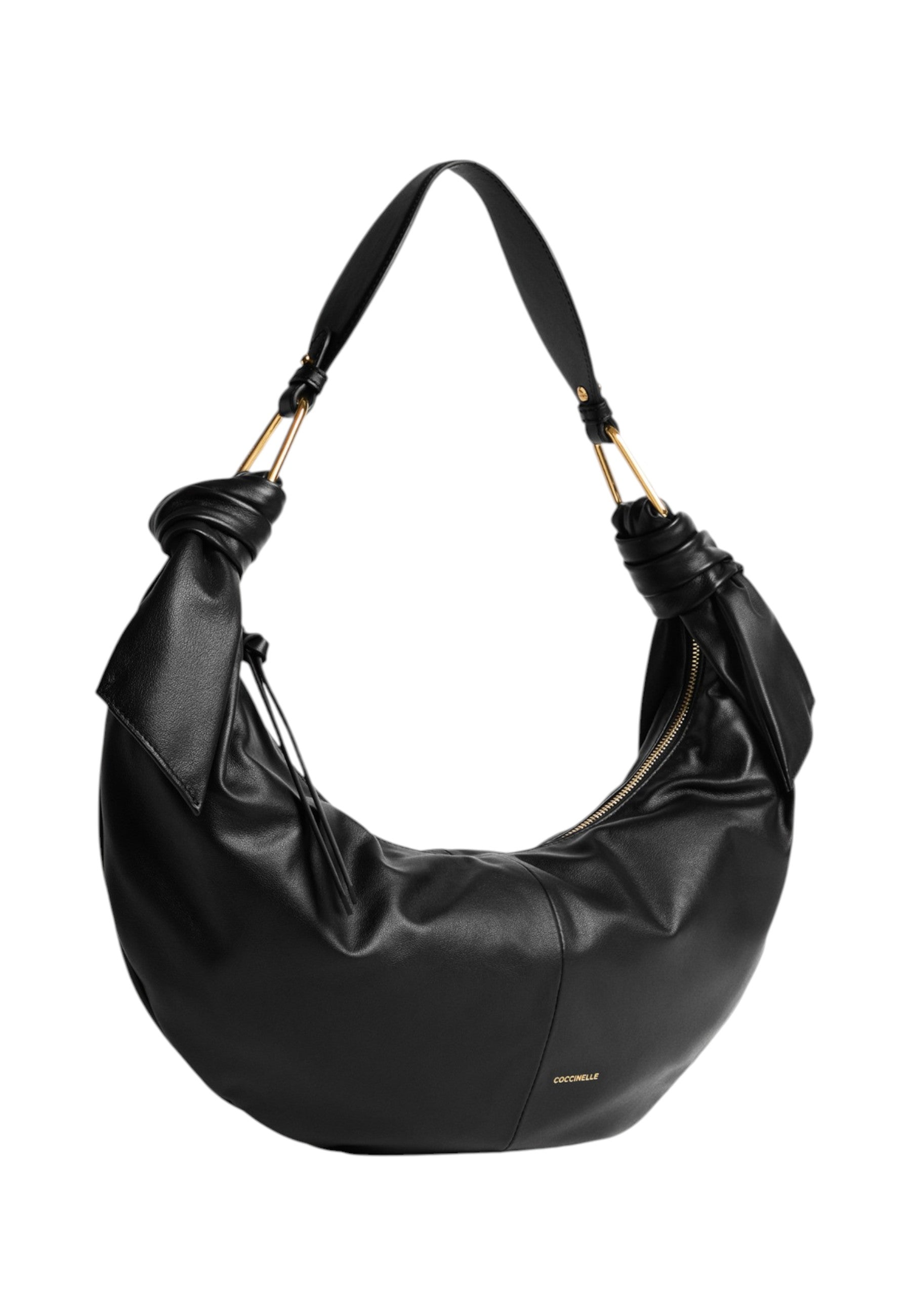 Borsa A Spalla Donna Coccinelle In Pelle Liscia Imbottita Coccinelle Furoshiki Large E1U1A130101