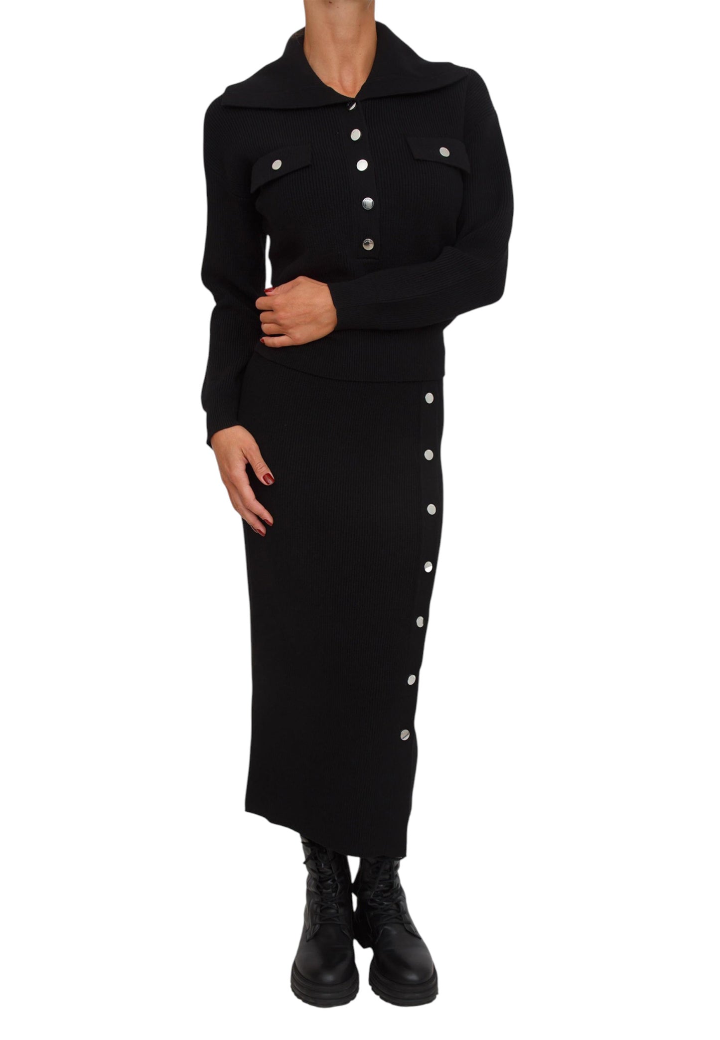 Set  Donna Liu Jo Maglia-Gonna  MF5462MS99E