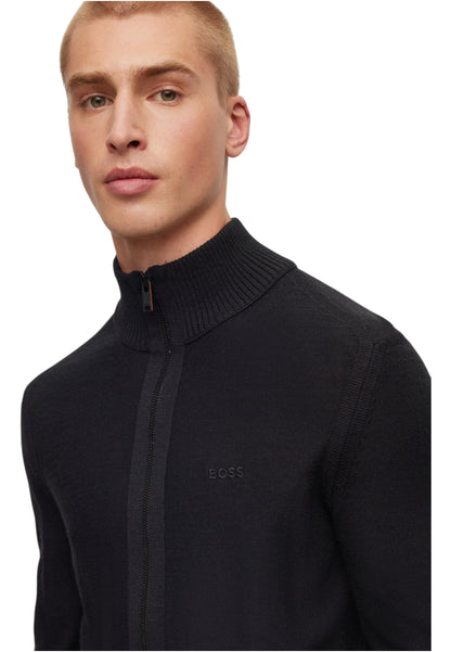 Maglione Collo Alto Uomo Boss Con Zip Avac 50501750