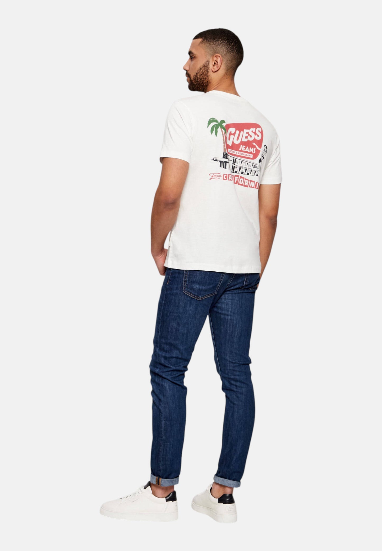 T-Shirt Manica Corta Uomo Guess  Gj West Coast Hotel M6GIC0K8HM0