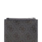 Portacarte  Uomo Guess Bifold Top Zip Milano SMMALOLEA03