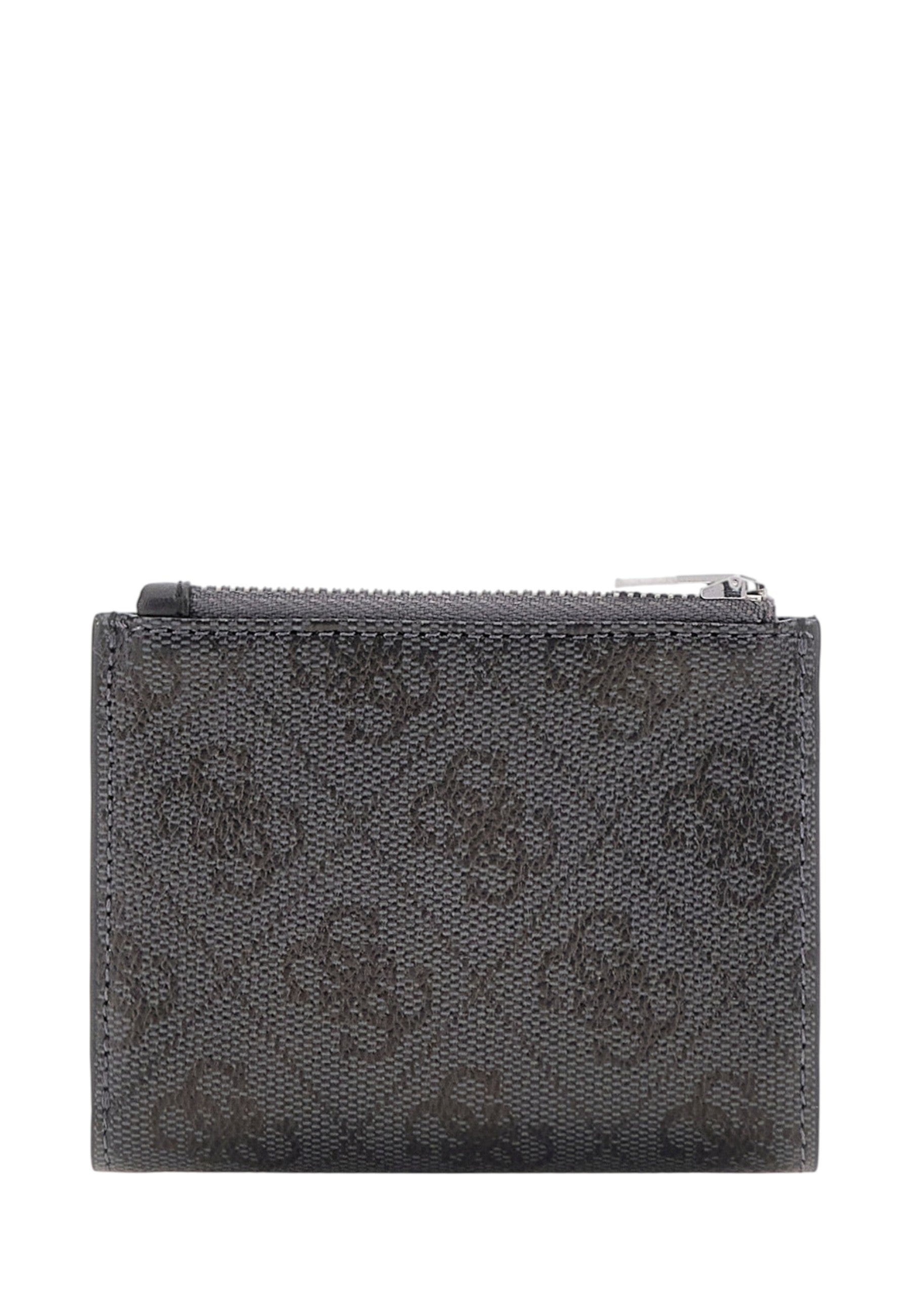 Portacarte  Uomo Guess Bifold Top Zip Milano SMMALOLEA03