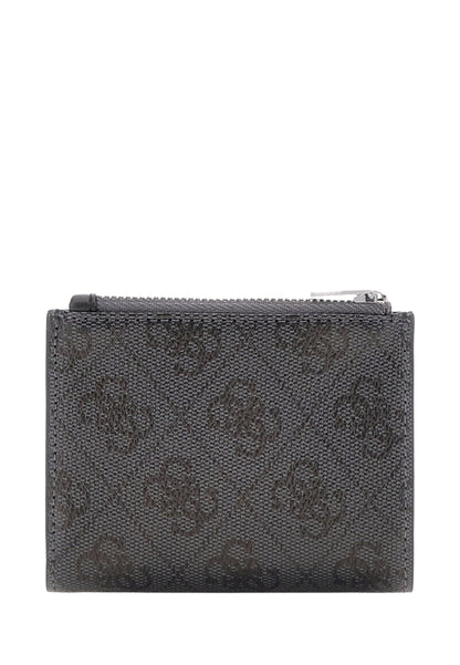 Portacarte  Uomo Guess Bifold Top Zip Milano SMMALOLEA03