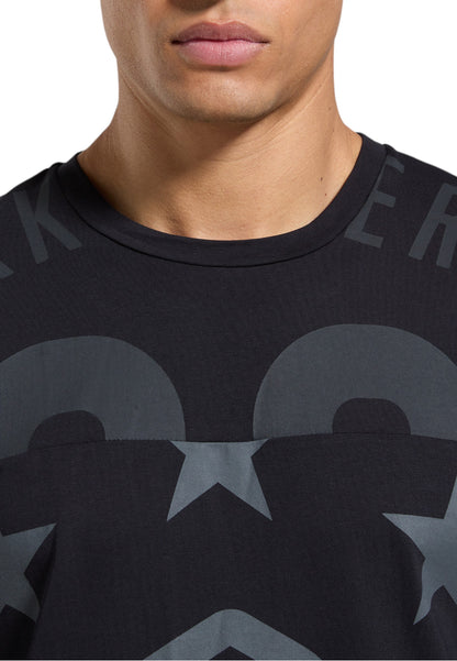 T-Shirt Manica Corta Uomo Bikkembergs Con Intarsi