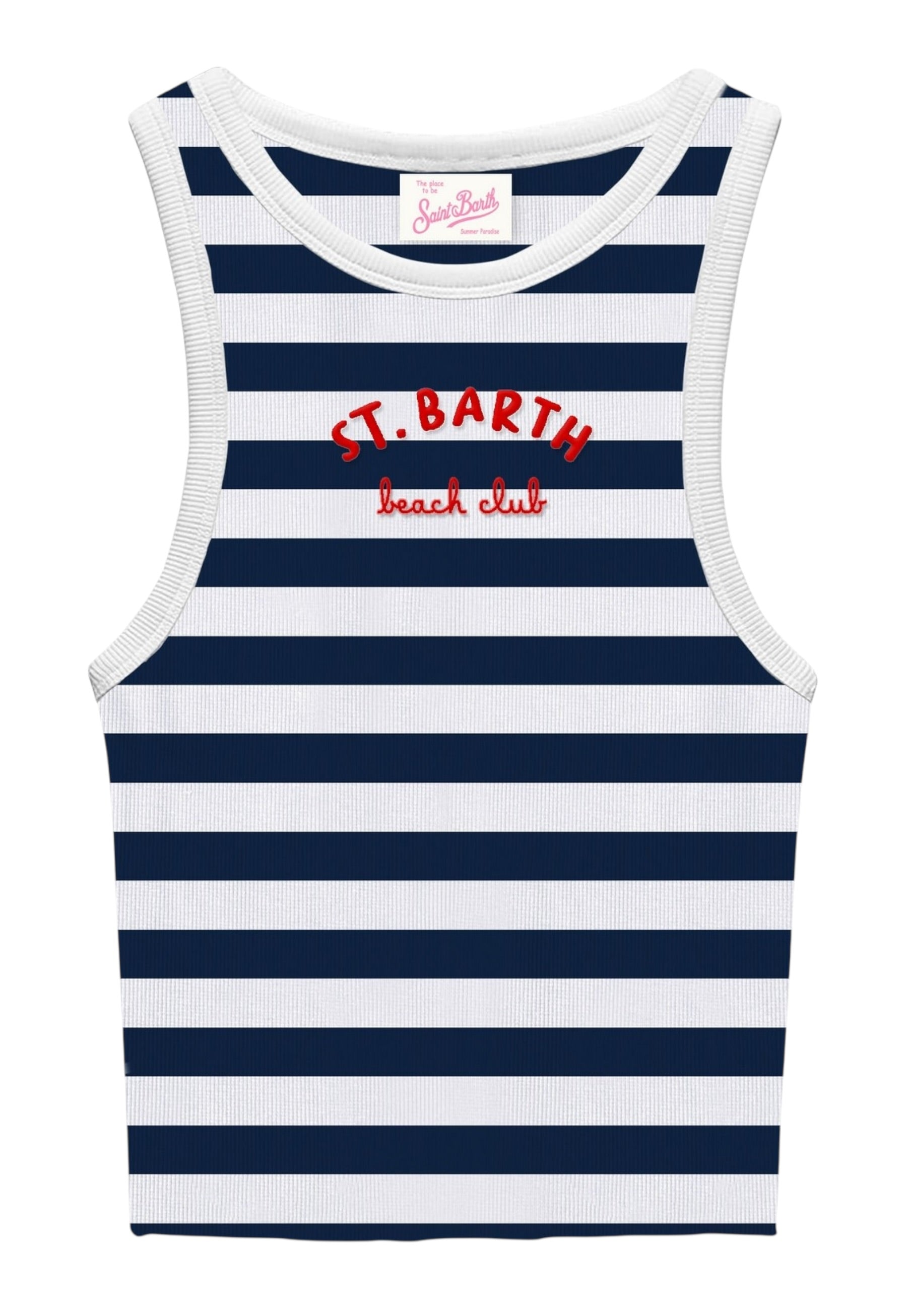 Canotta  Donna Mc2 Saint Barth Rib Beach Club Stripes Emb Ada AAD001