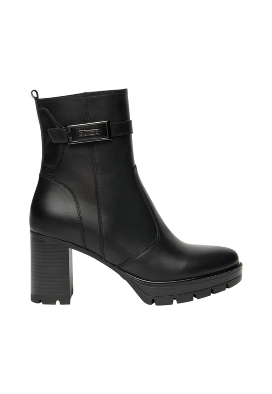 Stivaletti Tronchetti Donna Nero Giardini Tacco 8 CM  I514852D