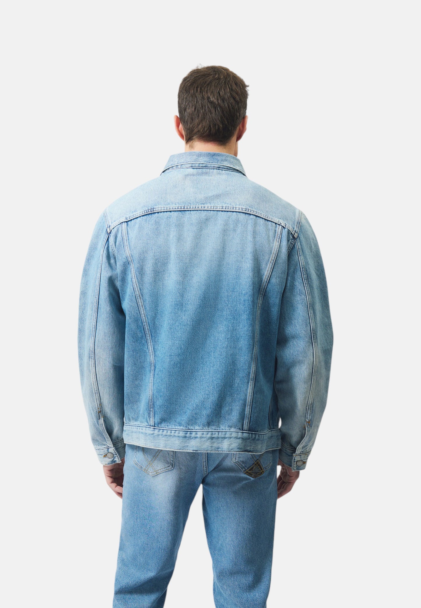 Giacca Leggera Uomo Roy Roger's In Denim Regular trucker RE-SEARCH Bodega RSC008D7403183