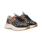 Sneakers Basse Donna Liu Jo In Pelle Con Inserti Animalier E Platform Stardust 01 BF6029TX549