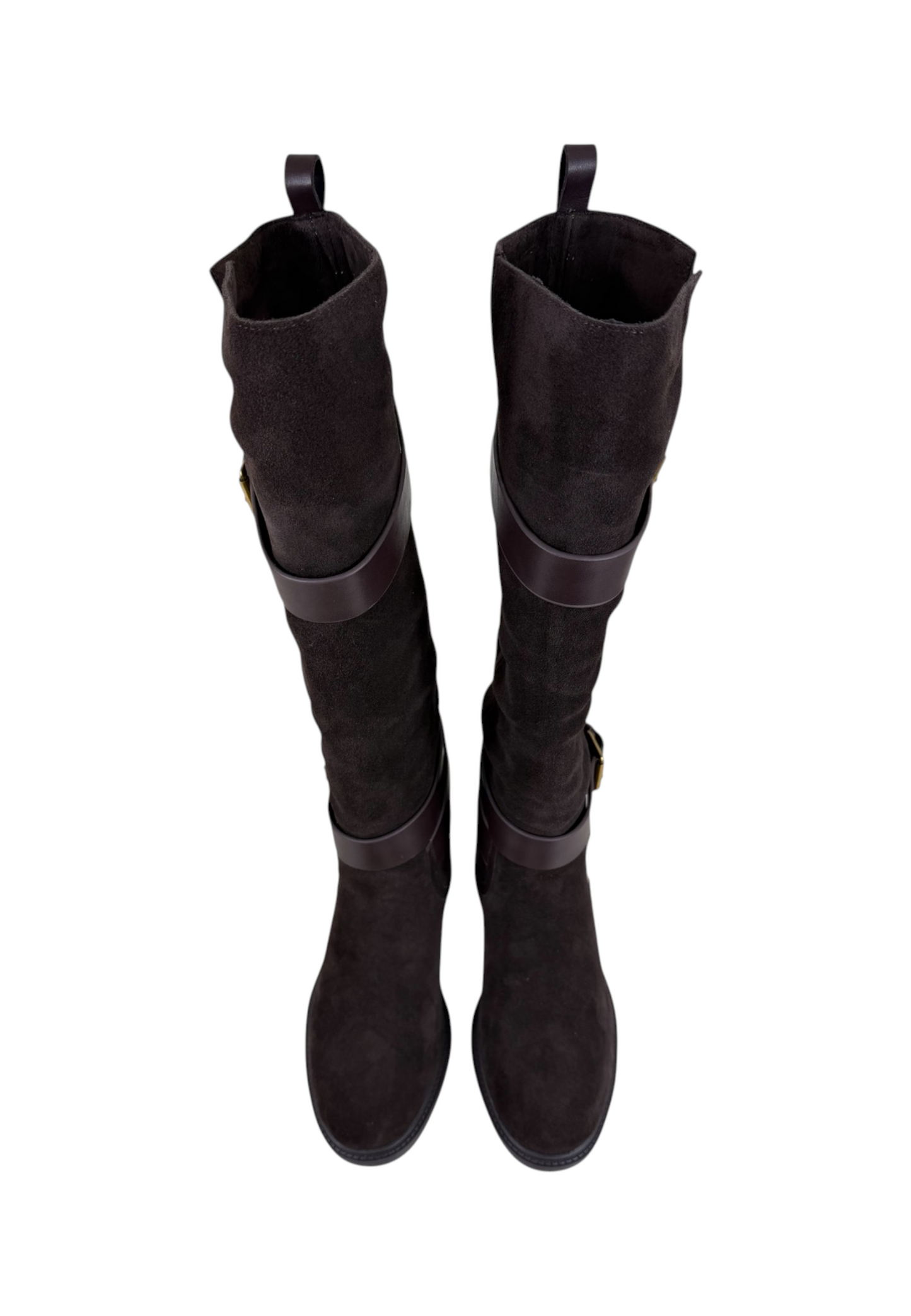 Stivali  Donna Liu Jo In Pelle Scamosciata Con Tacco A Blocco E Doppio Cinturino Colby 02 SF6053PX310