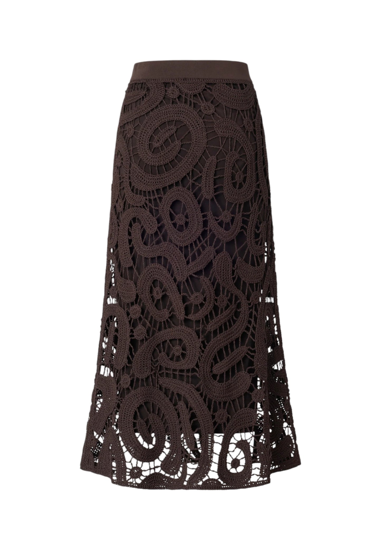 Gonna Lunga Donna Pinko Crochet Geometric Maestrale 106353A354