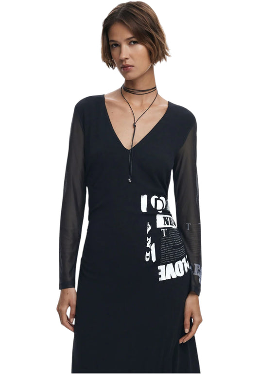 Vestito  Donna Desigual  Dress Posinew 25WWVW26