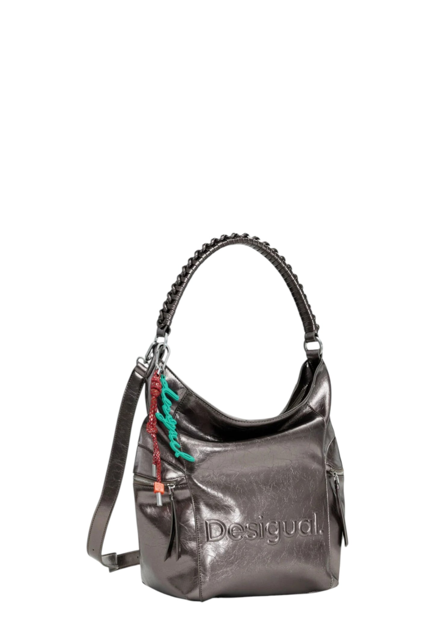 Zaino  Donna Desigual  Half Logo Arica Dark Silver 25WAKP28