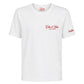 T-Shirt Manica Corta Uomo Mc2 Saint Barth Stampa/Ricamo Fronte E Retro Cote Azure Escape Portland PRL0002