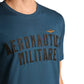 T-Shirt Manica Corta Uomo Aeronautica Militare Con Logo In Feltro  252TS2478UJ00641