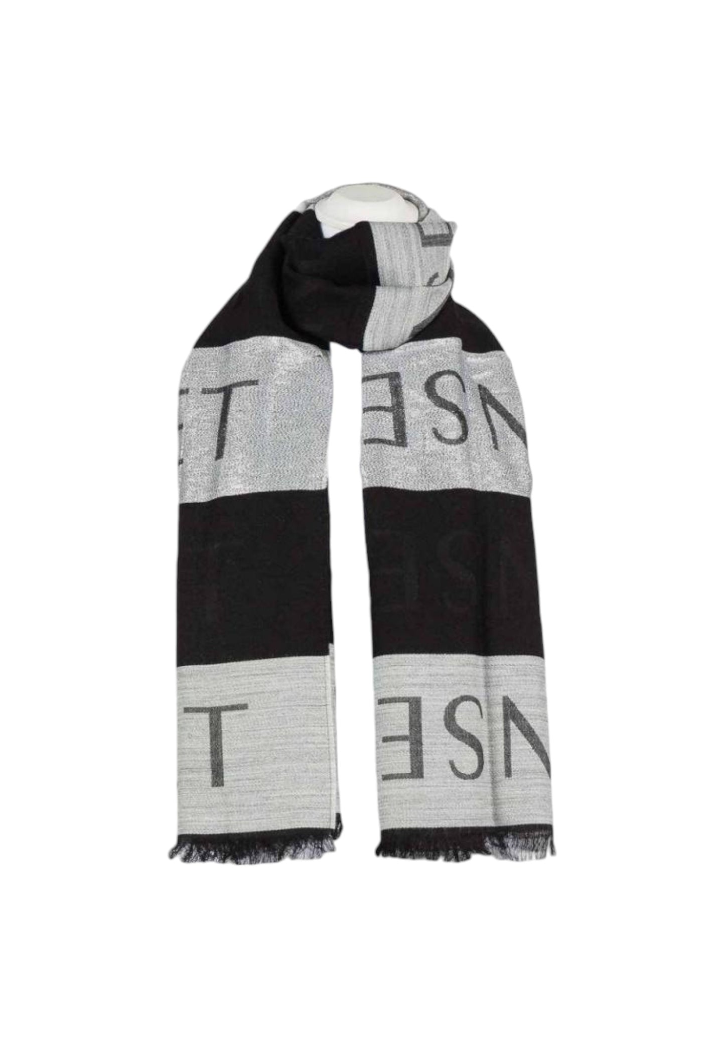 Sciarpa  Donna Twinset Tessuto Lurex Con Logo E Bande  242TO503A