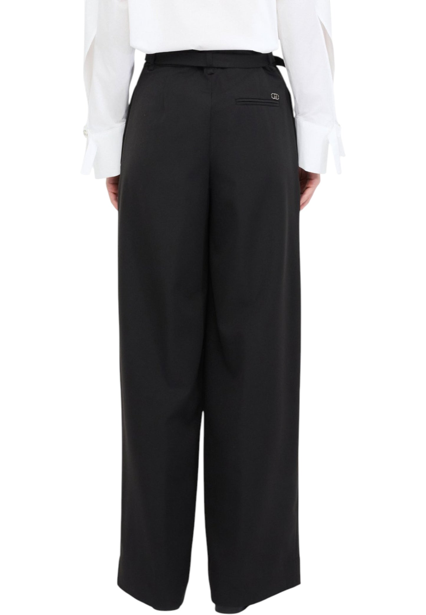 Pantaloni  Donna Liu Jo Palazzo Con Pieghe  MF5269TS224
