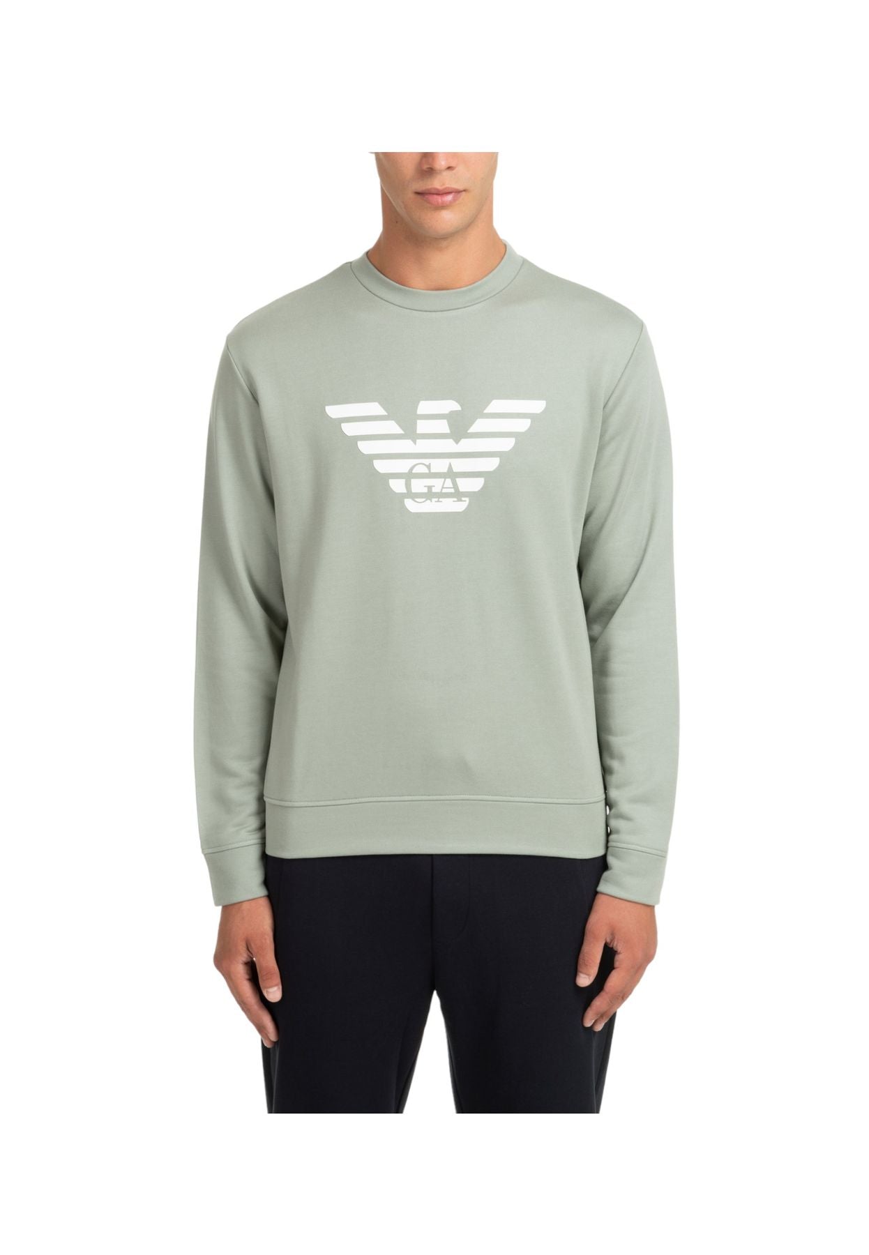 Felpa A Girocollo Uomo Emporio Armani  Aquila 8N1MR61JRIZ