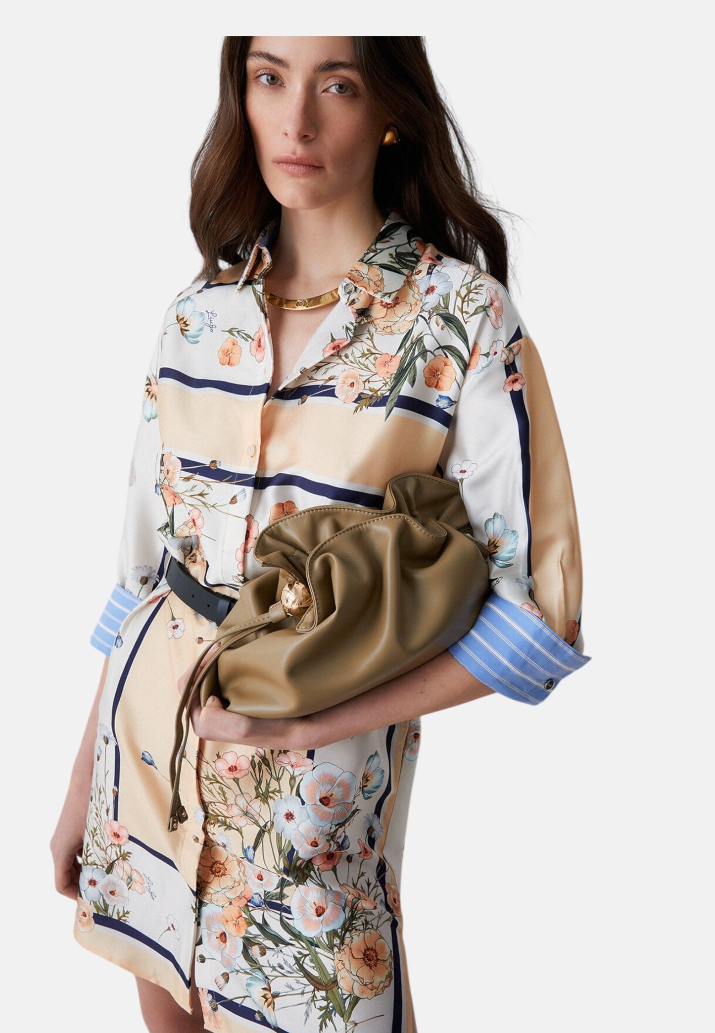 Vestito Corto Donna Liu Jo In Twill Stampato  WA6507T2555