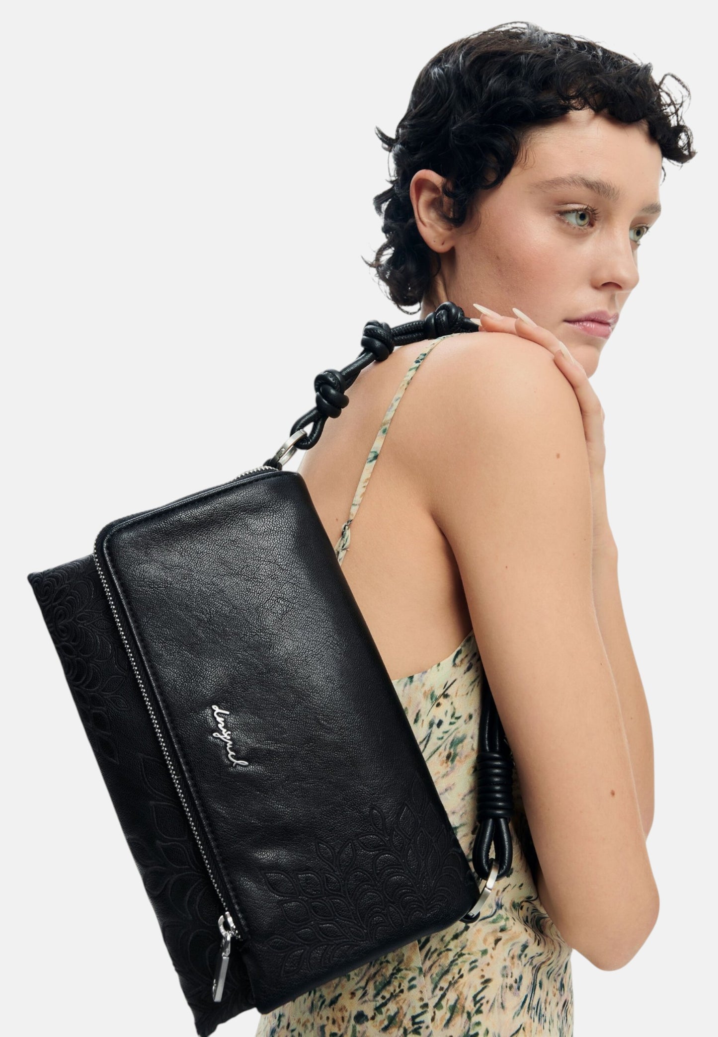 Borsa A Spalla Donna Desigual  Bag Sierra Black Murano 26SAXPAX