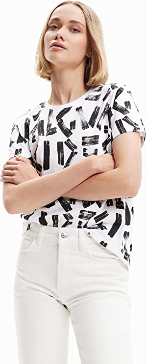 T-Shirt Manica Corta Donna Desigual   23SWTKAP