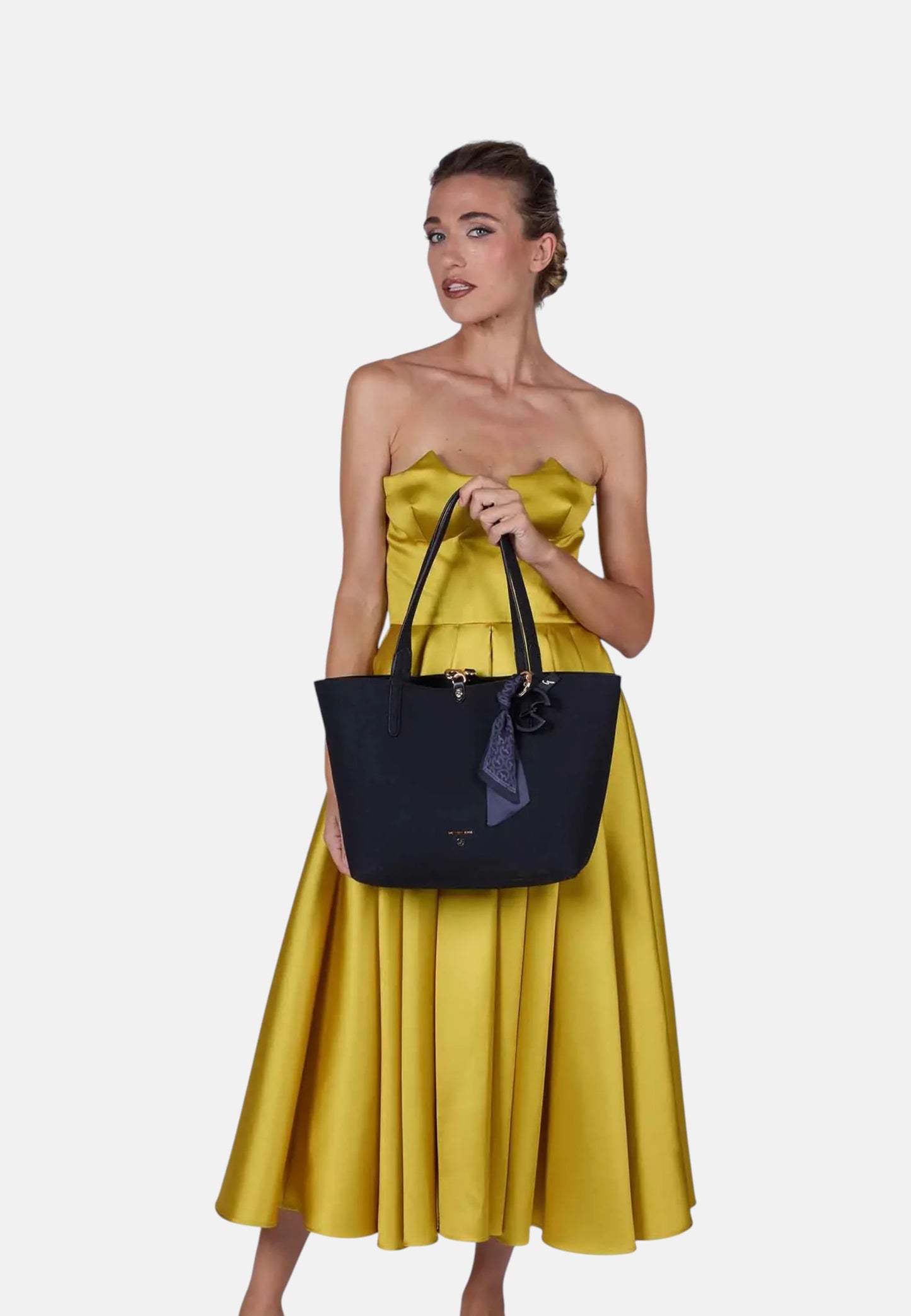Borsa A Spalla Donna Gattinoni Shopping Bag Reversibile Reve Texture BEN268809WPJ
