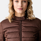 Piumino Corto Donna Guess Logo goffrato New Vona W6YL16W2891