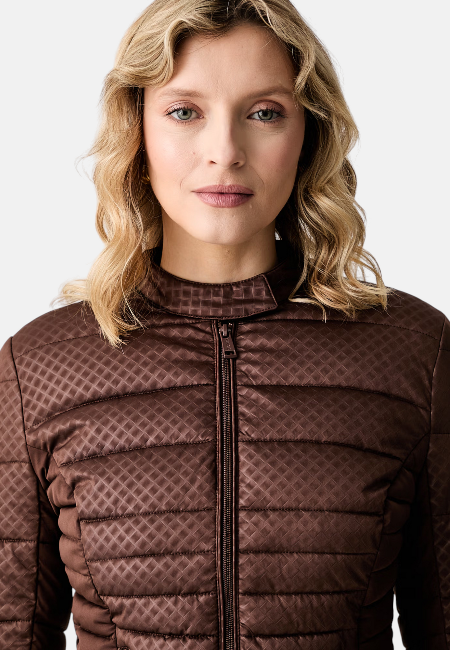 Piumino Corto Donna Guess Logo goffrato New Vona W6YL16W2891