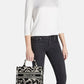 Borsa A Mano Donna Braccialini Tote Medium In Tessuto Con Ricami Esclusivi Queen B18920TY