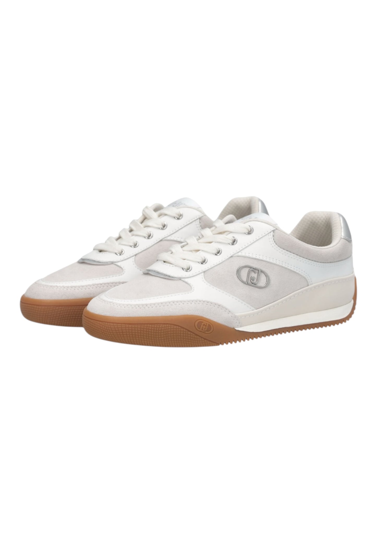 Sneakers Basse Donna Liu Jo In Camoscio Bovino/Pelle Di Vitello Lewis 01 BA6039PX310