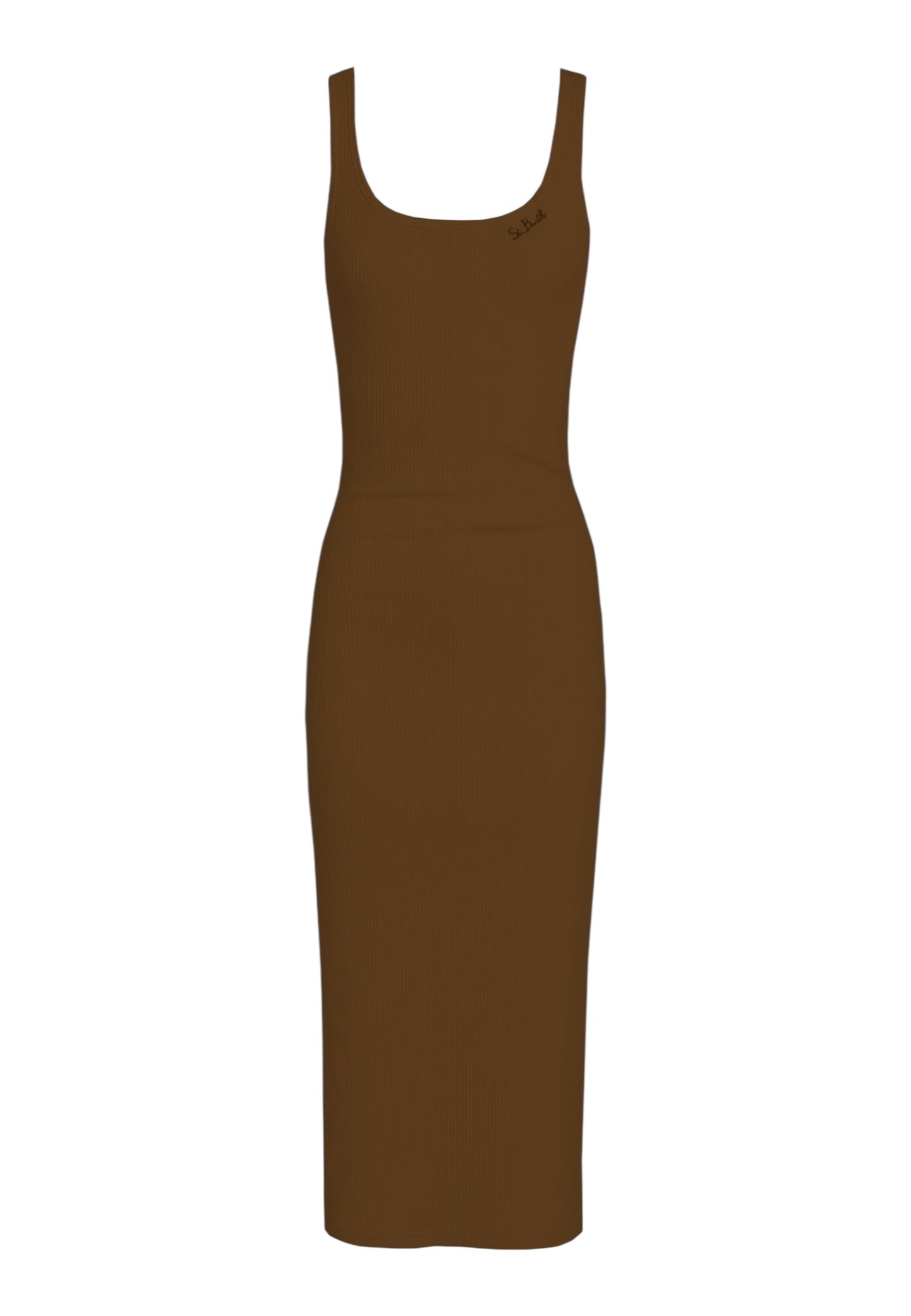 Vestito Midi Donna Mc2 Saint Barth Rib Sb Emb Jennifer JNF0001