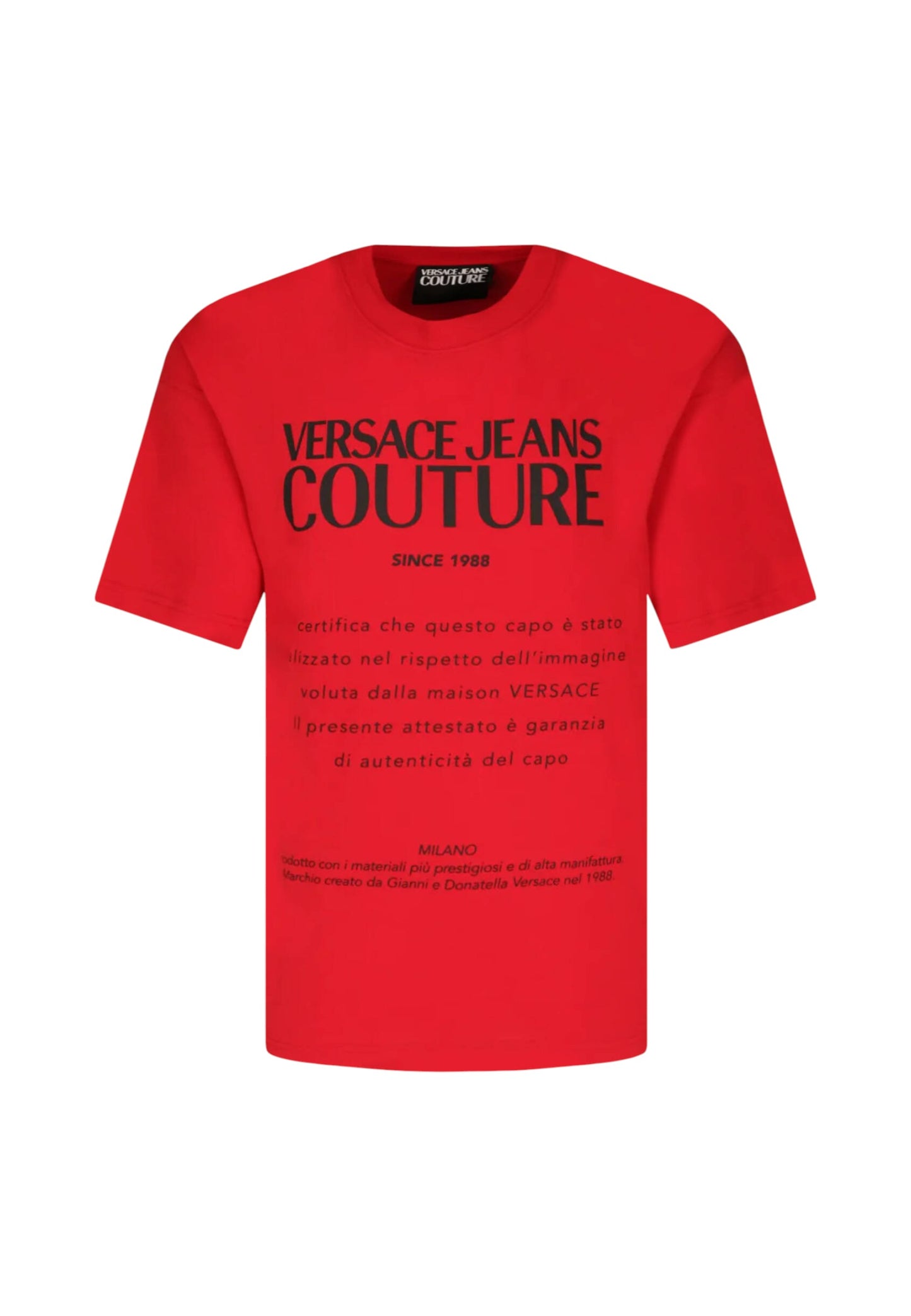 T-Shirt Manica Corta Uomo Versace Jeans Couture Over Fit  B3GWA7TM30319