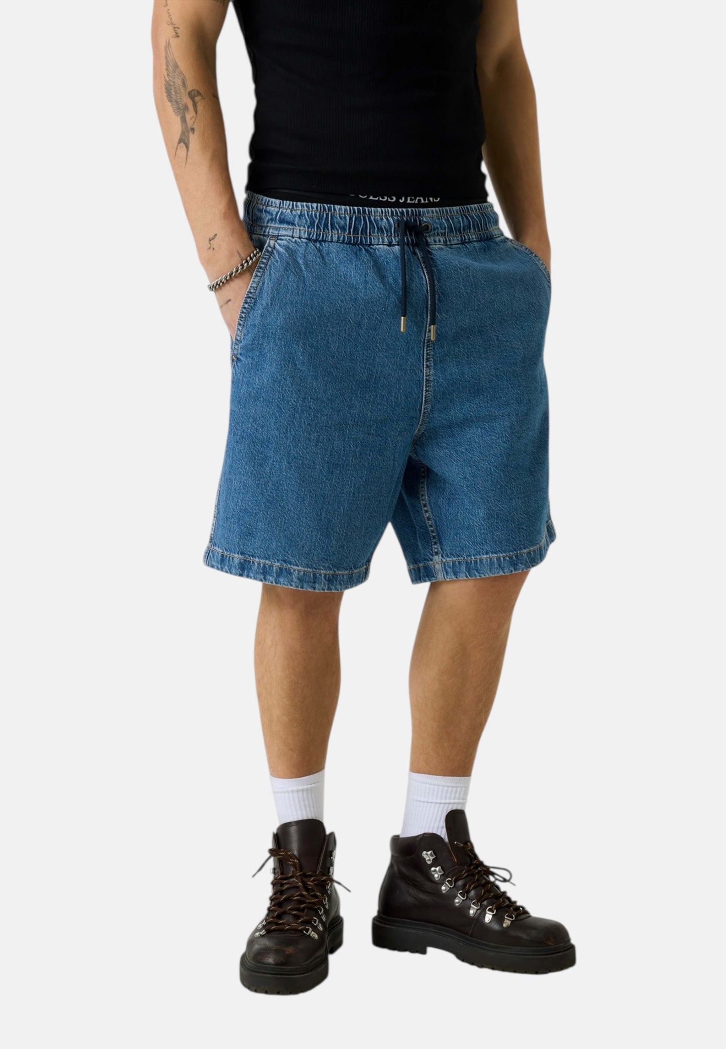 Pantaloncini Jeans Uomo Guess  Gj Jogger M5GD35D5M54