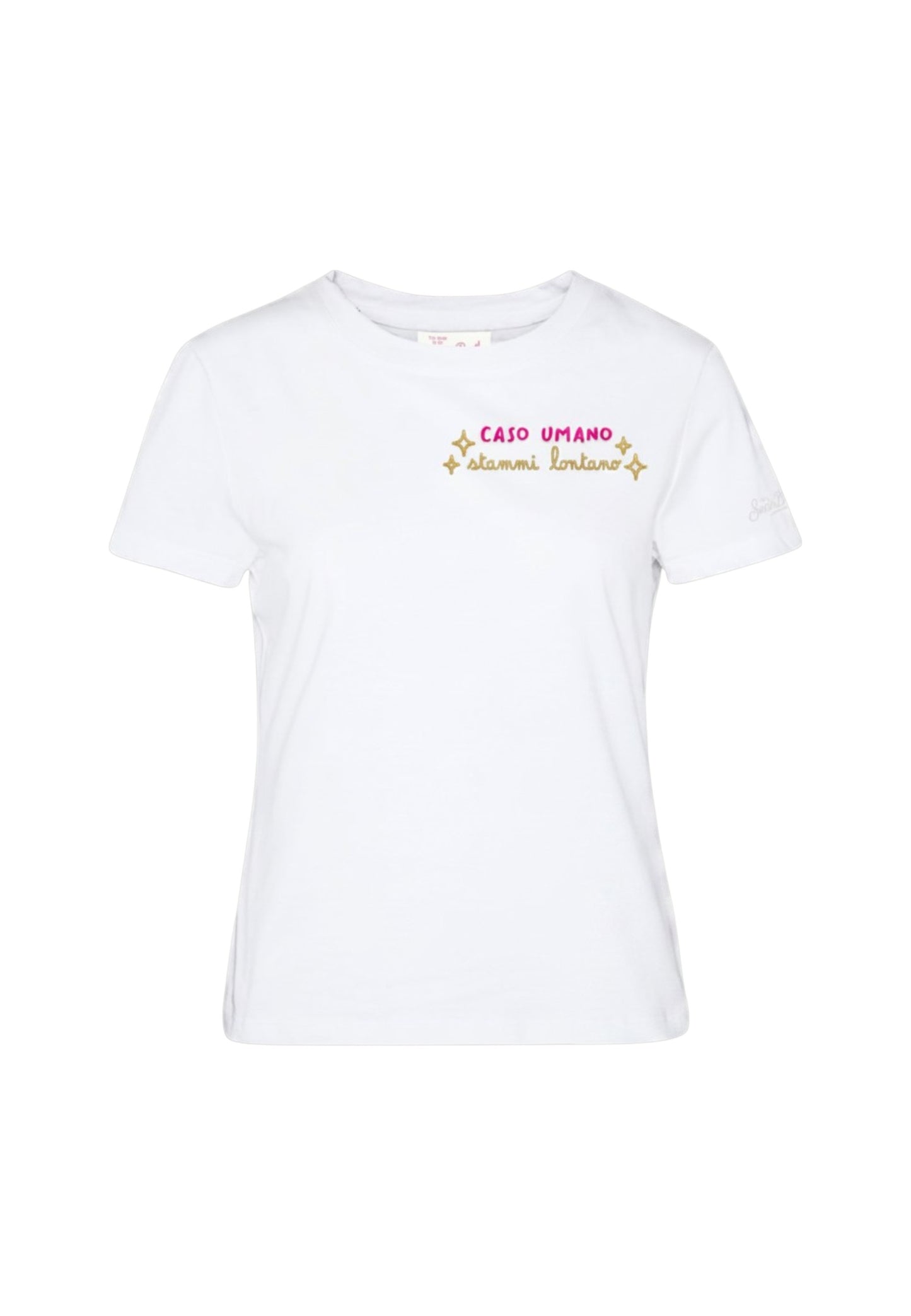 T-Shirt Manica Corta Donna Mc2 Saint Barth Caso Umano Lontano Emb Emilie EMI0001