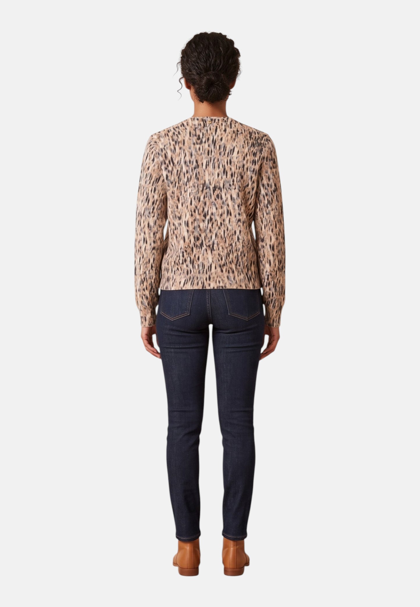 Cardigan  Donna Liu Jo Stampata Spotted Chine Lux  WF6310MA52S
