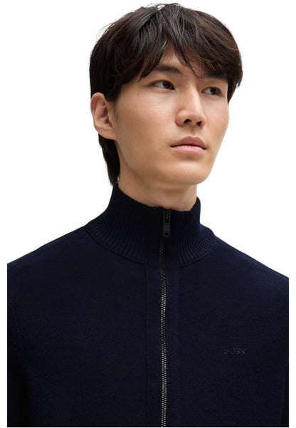 Maglione Collo Alto Uomo Boss Con Zip Avac 50501750