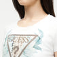 T-Shirt Manica Corta Donna Guess  Flower Triangle W6GI12K3027