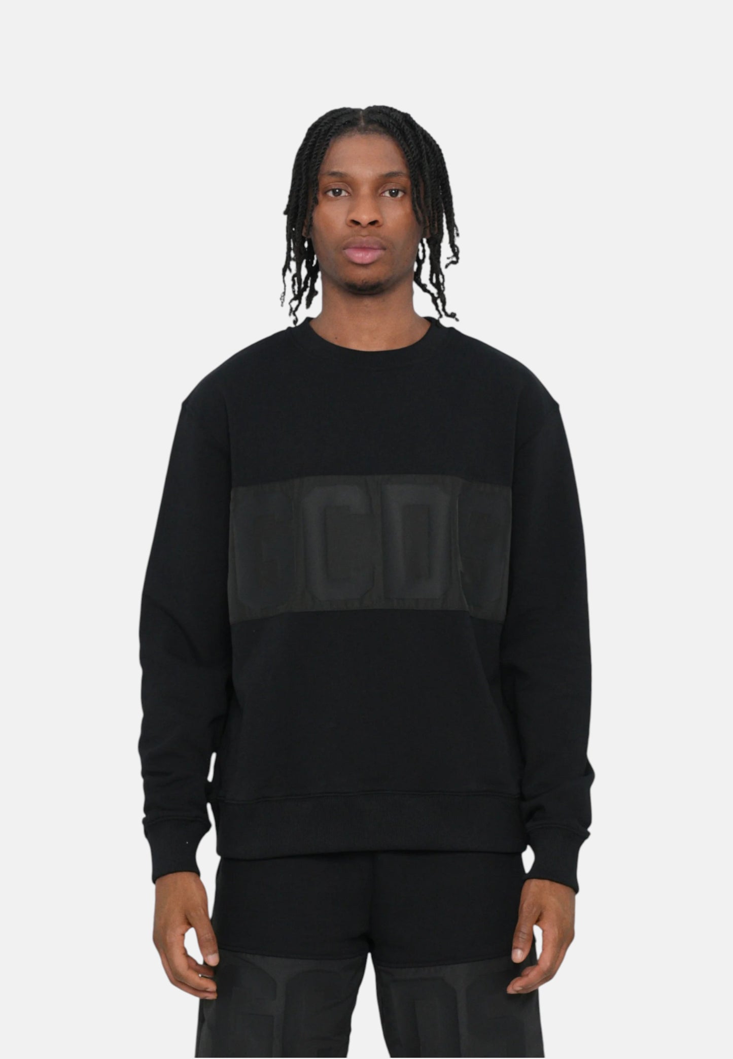 Felpa Con Zip Uomo Gcds  Band Logo Tonal Z0MLQE144F004