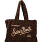 Borsa A Mano Donna Mc2 Saint Barth Logo Sul Davanti, Doppi Manici, La Stampa Leopardata Colette Teddy COL0032-DARK-LEOPARD