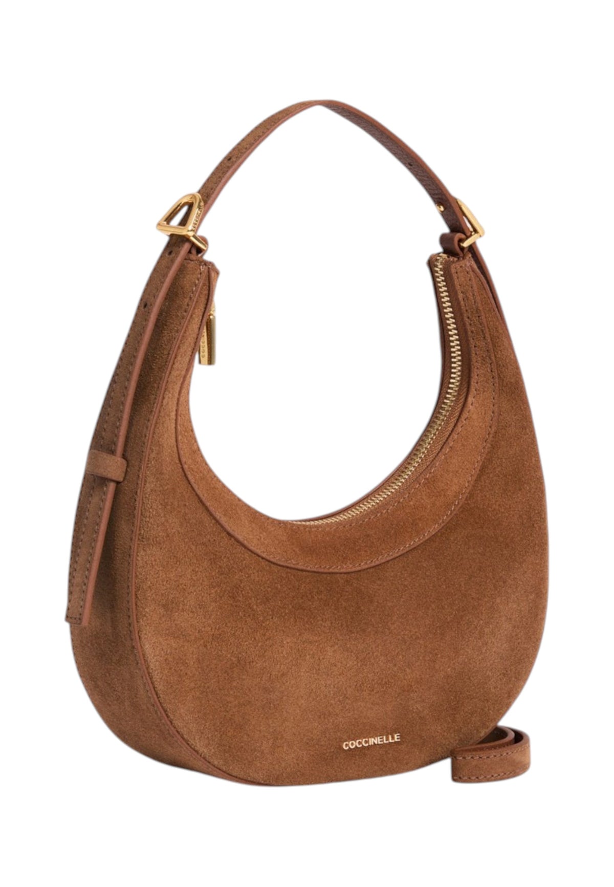 Borsa A Mano Donna Coccinelle Mini Bag, In camoscio, Pelle con grana Whisper Suede E5USA530101