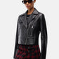 Giacca In Pelle Donna Pinko Pelle nappa, linea biker, chiusura con zip laterale, collo con revers, tasche anteriori con zip, capo foderato New Sensibile 106247A3EB