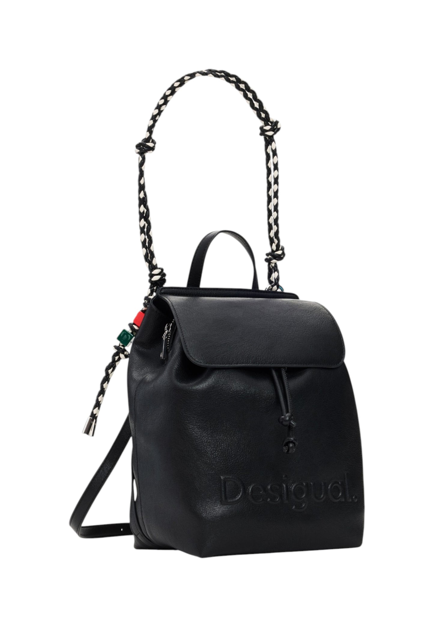Zaino  Donna Desigual Con Patta Half Logo Luena Mini Black 26SAKP19