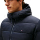 Piumino Corto Uomo Tommy Hilfiger Con Cappuccio Mid Weight MW0MW41983