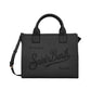 Borsa A Mano Donna Mc2 Saint Barth Logo Sul Davanti, Tracolla, Il Logo Saint Barth Sul Davanti Vanity Bag Large VANBG001-GRAIN-LEATHER-SB