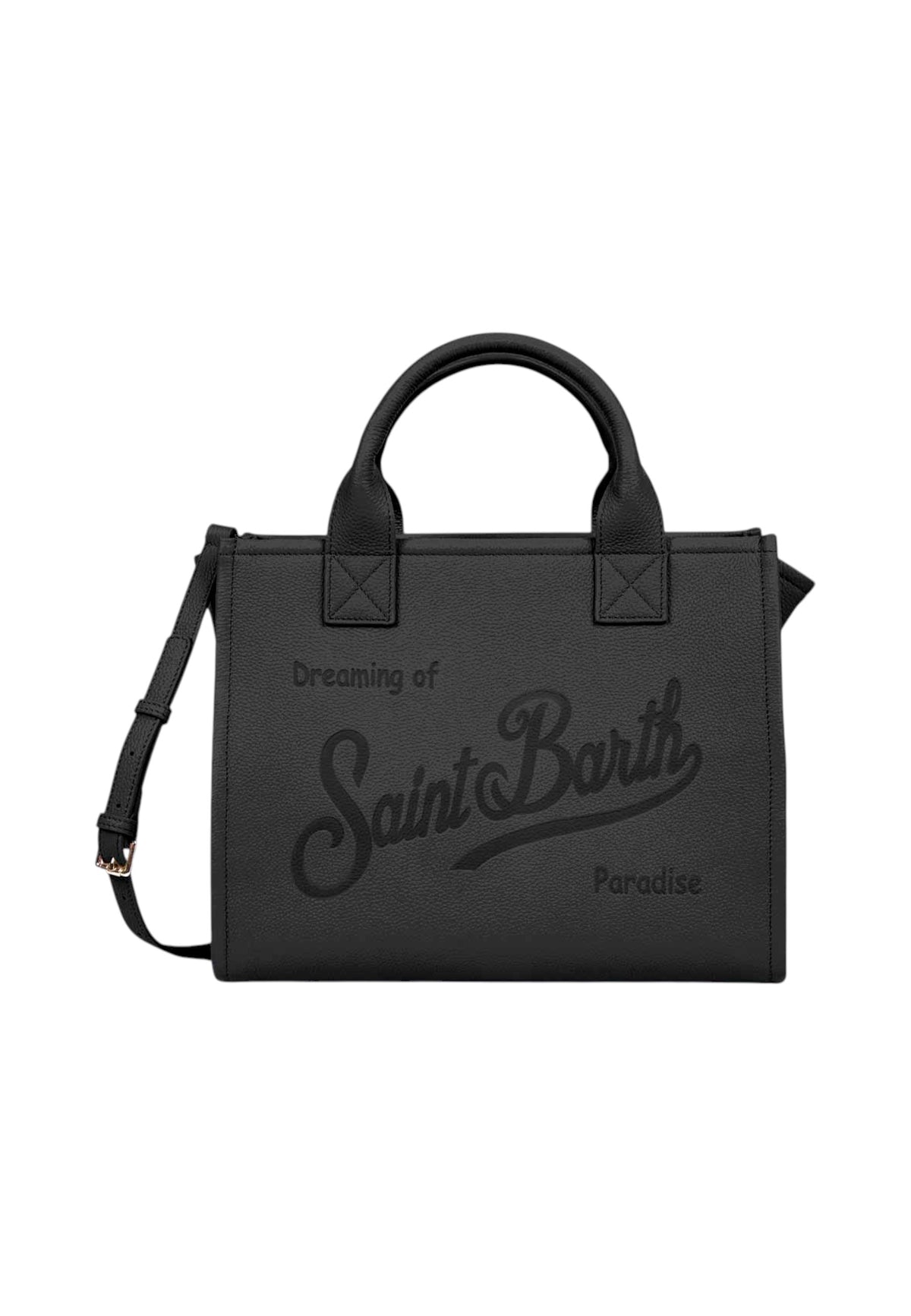 Borsa A Mano Donna Mc2 Saint Barth Logo Sul Davanti, Tracolla, Il Logo Saint Barth Sul Davanti Vanity Bag Large VANBG001-GRAIN-LEATHER-SB