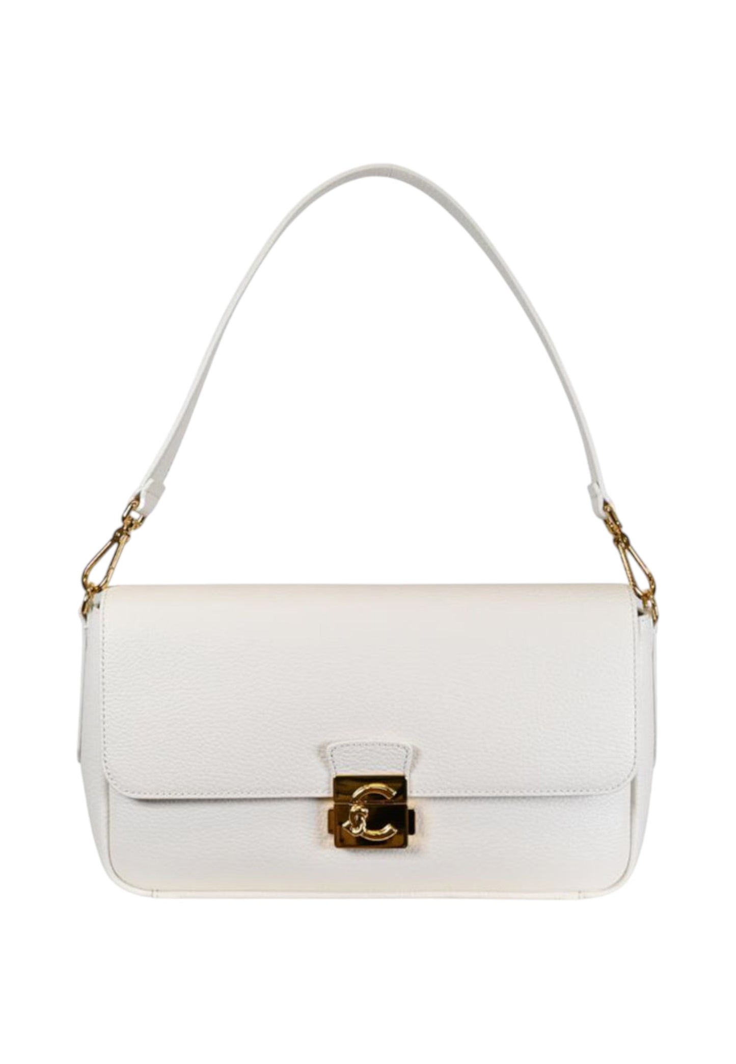 Borsa A Spalla Donna Coccinelle In Pelle Martellata Coccinelle C-Me Lock Large E1U4K120101